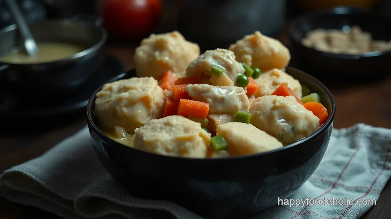 Chicken and Dumplings with Bisquick: A Hearty Family Tradition