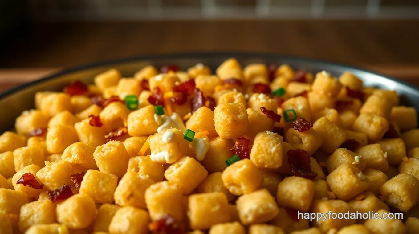 Cracked Out Chicken Tater Tot Casserole