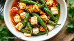 Fry Green Chilies with Spicy Paneer Delight