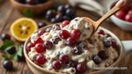 Mixing Creamy Grape Salad in Minutes