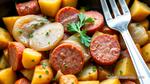 Quick Kielbasa and Potatoes Skillet Meal