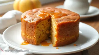 Bake Eggless Maple Syrup Cake Delight