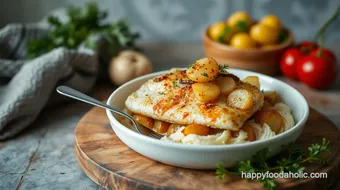 Bake Fish with Potatoes - Quick & Easy Dish