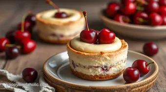 Bake Mini Cherry Cheesecakes in 25 Minutes