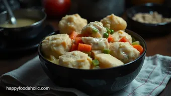 Cozy Up with My Grandmother's Chicken and Dumplings with Bisquick recipe card