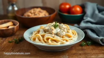 Cook Chicken Pasta in Creamy White Sauce