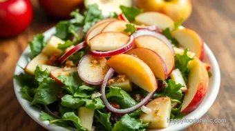 Fresh Apple Salad with Zesty Dressing