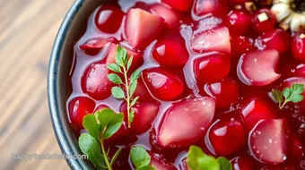 Mix Pomegranate Juice for Quick Vinaigrette