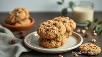 No-Bake Oatmeal Cookies - Delicious Treats