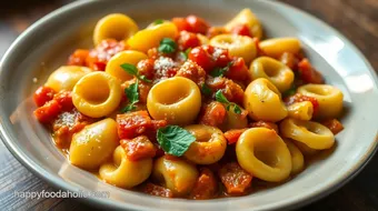 Quick Cheese Tortellini with Savory Sauce