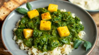 Quick Spinach Palak Paneer Delight