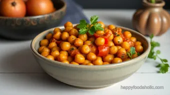 Savoring Spicy Chickpeas: Comfort in 45 Mins