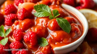 Simmered Raspberry Chipotle Sauce Delight