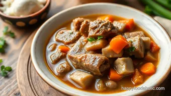 Slow Cooked Beef Book Omasum Tripe Stew