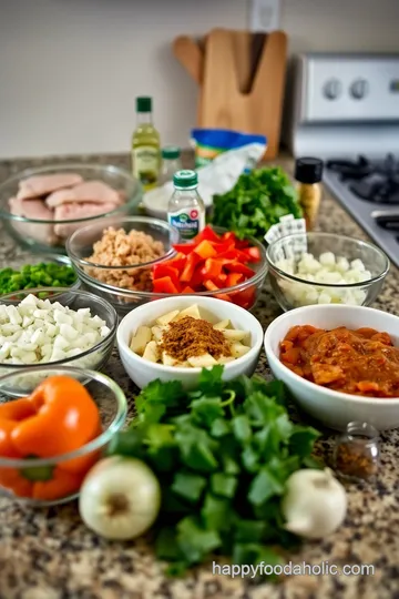 Cajun Chicken Sloppy Joes ingredients