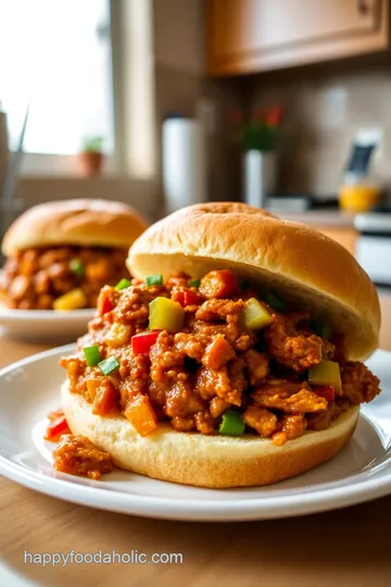 Cajun Chicken Sloppy Joes steps