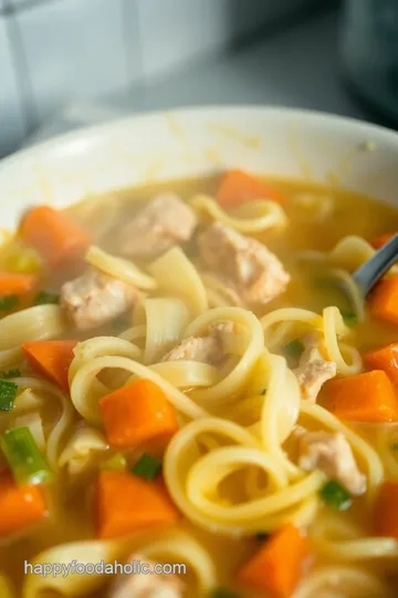 Comforting Lipton Chicken Noodle Soup presentation