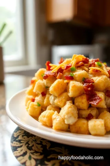 Cracked Out Chicken Tater Tot Casserole steps