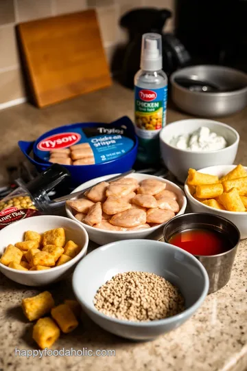 Crispy Air Fryer Tyson Chicken Strips ingredients