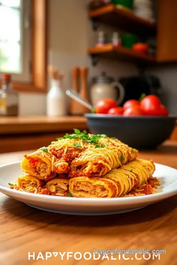 Crispy Chicken Chimichangas with Creamy Avocado Sauce steps