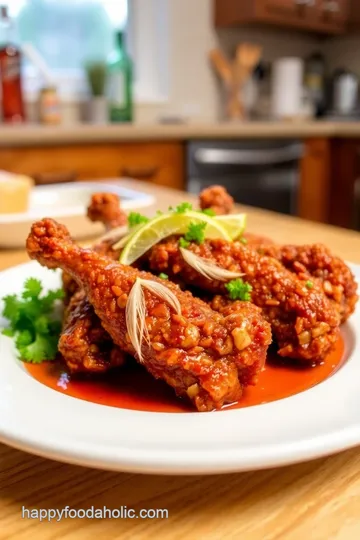 Crispy Chicken Feet with Savory Sauce steps