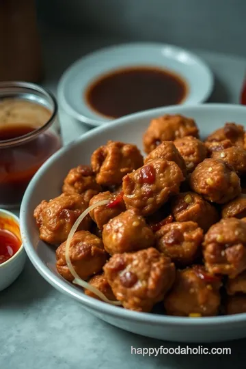 Crispy Hat Yai Fried Chicken presentation