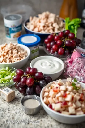 Crispy Southern-Style Gluten-Free Chicken Salad ingredients