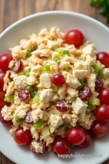 Crispy Southern-Style Gluten-Free Chicken Salad presentation