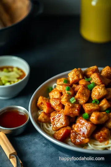 Crispy Ta Chien Chicken Recipe presentation