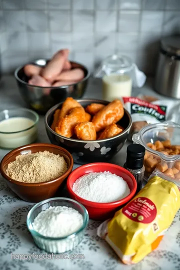 Crispy Wing Dings Chicken ingredients