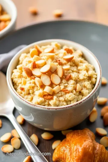 Easy almond croissant oatmeal recipe: 5 Amazing Ways to Start Your Day! presentation