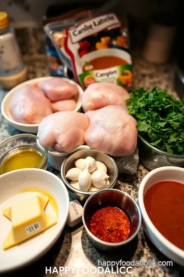 French Devil Chicken (Poulet diable) ingredients