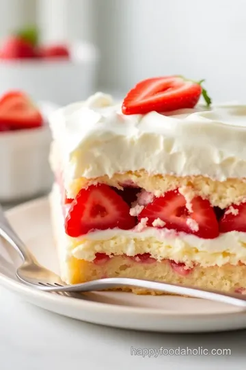 Good Humor Strawberry Shortcake Cake presentation