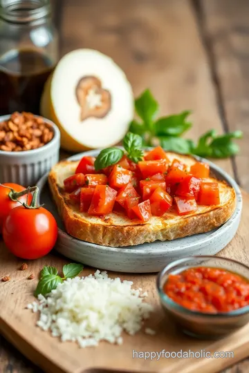 Grilled Bread Tomato Salsa Delight ingredients