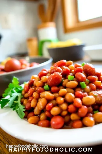 Hearty Frankfurters and Beans Skillet steps