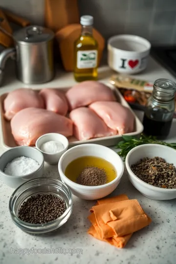 Reverse Sear Chicken Breast Recipe ingredients