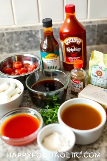 Sweet and Tangy Jelly Barbecue Sauce ingredients