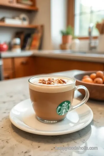 Starbucks Pecan Crunch Oatmilk Latte steps