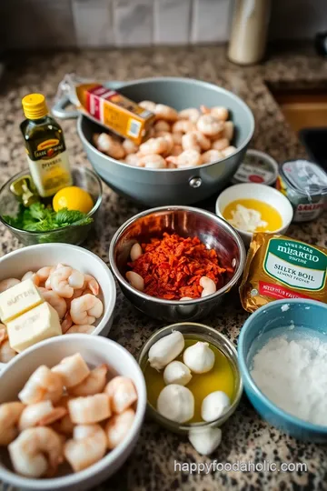 Garlic Butter U10 Wild Shrimp Scampi ingredients