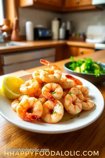 Garlic Butter U10 Wild Shrimp Scampi steps