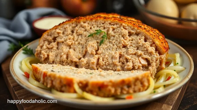 Cheesy Chicken Cordon Bleu Meatloaf