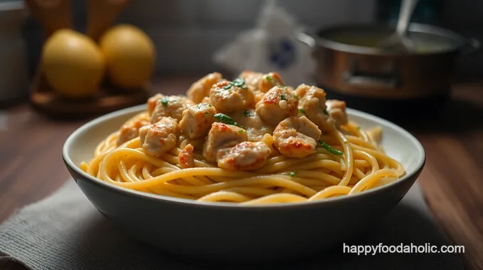 Creamy Monterey Chicken Spaghetti