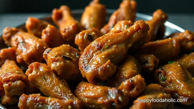 Crispy Chicken Wing Dings with Spicy Garlic Sauce